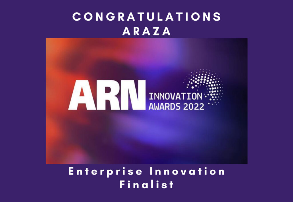 Araza is again recognised as a finalist in the ARN Innovation Awards